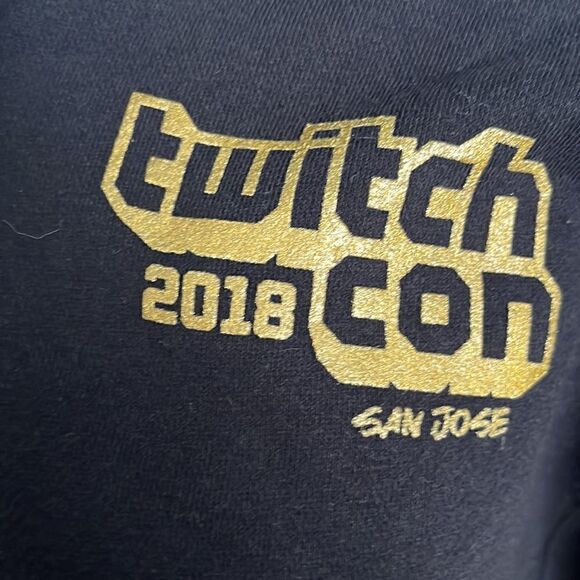 Twitch Con - San Jose - 2018 - Black Zip Up Hoodie - S - Picture 2 of 3